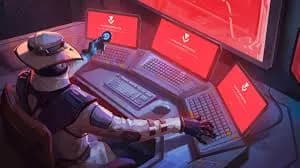Competitive gaming artwork