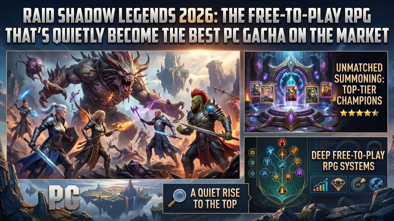 Raid Shadow Legends in 2026: The Free-to-Play RPG That's Quietly Become the Best PC Gacha on the Market